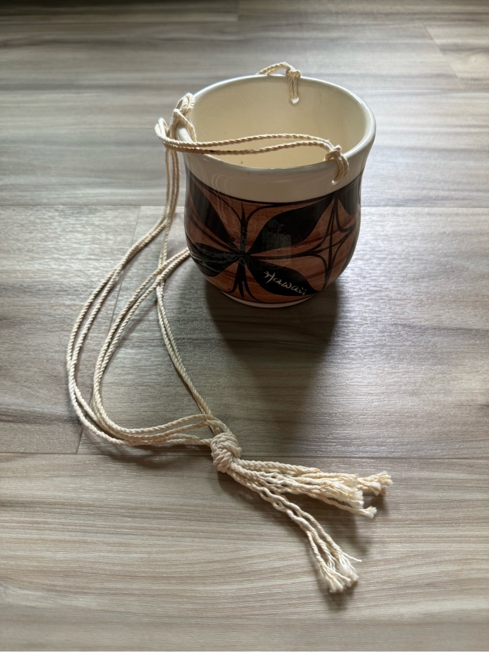 Pohaku Kiln Vintage Pottery - Ceramic Hanging Planter